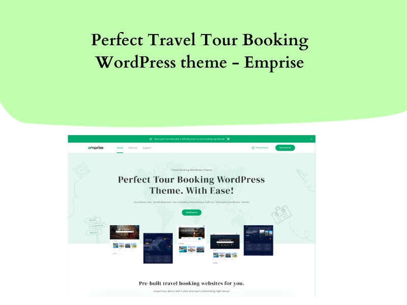 Best Travel Booking WordPress Theme For Many Reasons? – Emprise